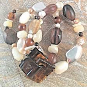 Silpada MultiStone 3-Strand Bracelet